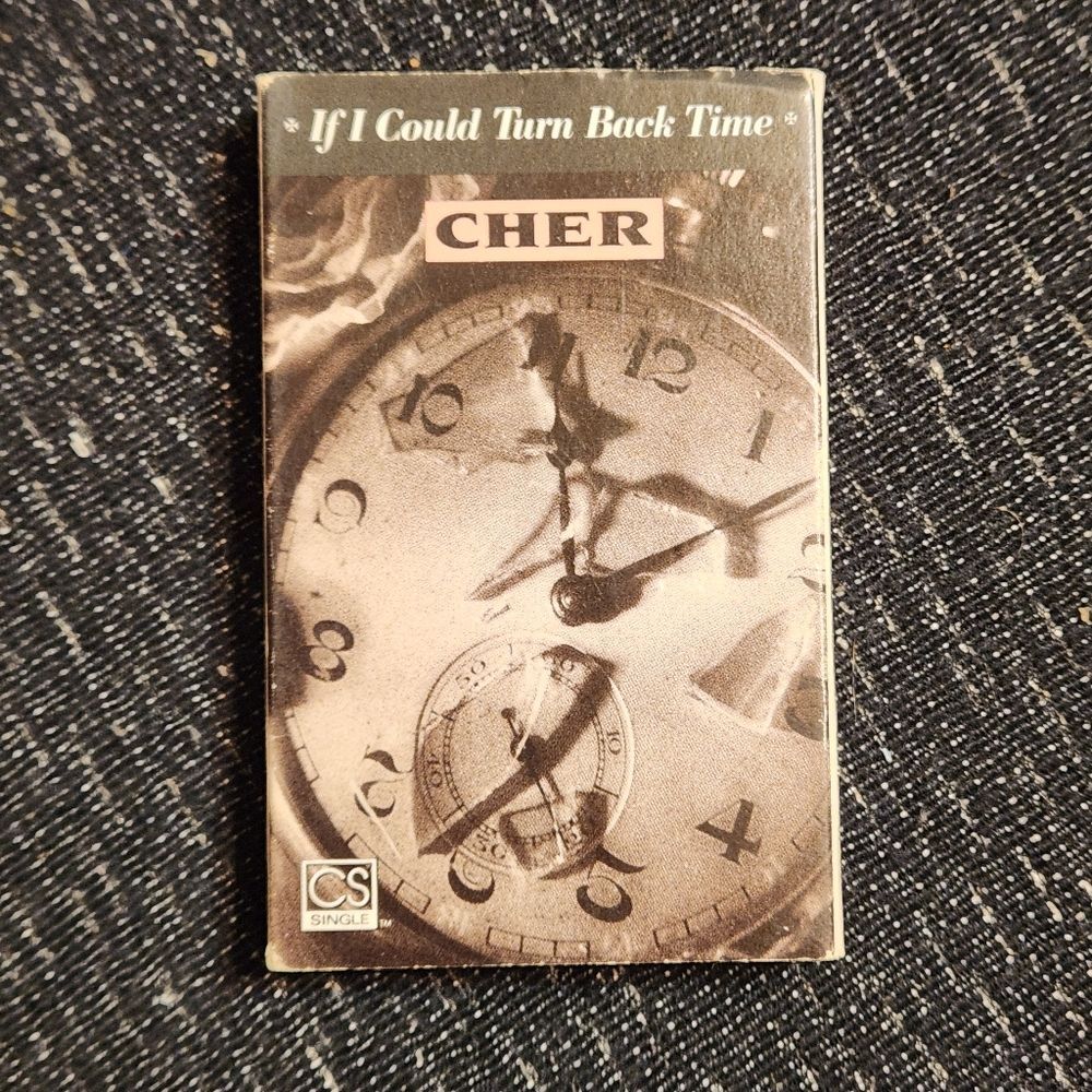 🔥 Cher Cassingle Cassette Tape SINGLE If I Could Turn Back Time